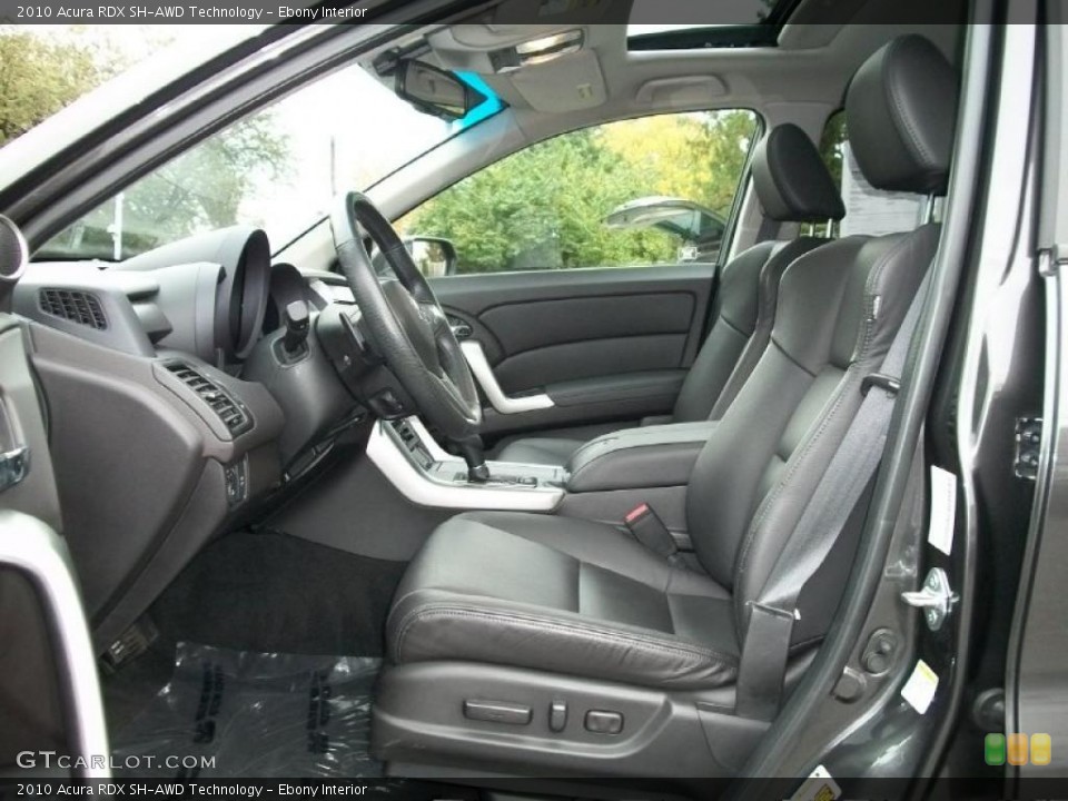 Ebony Interior Photo for the 2010 Acura RDX SH-AWD Technology #38763976