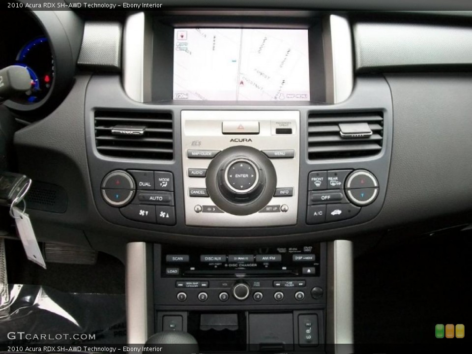 Ebony Interior Navigation for the 2010 Acura RDX SH-AWD Technology #38764056