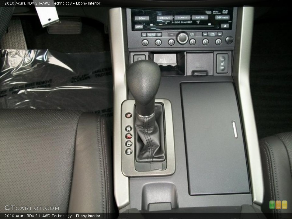 Ebony Interior Controls for the 2010 Acura RDX SH-AWD Technology #38764072
