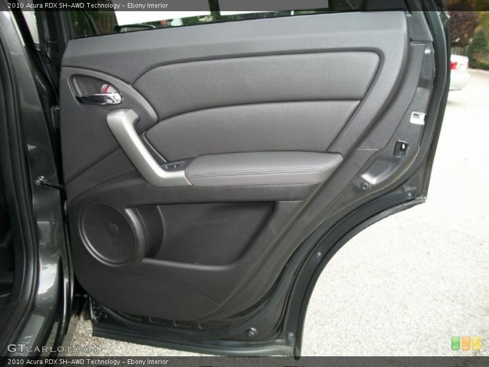 Ebony Interior Door Panel for the 2010 Acura RDX SH-AWD Technology #38764116