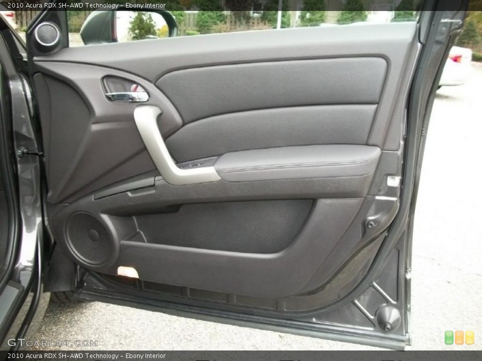 Ebony Interior Door Panel for the 2010 Acura RDX SH-AWD Technology #38764148