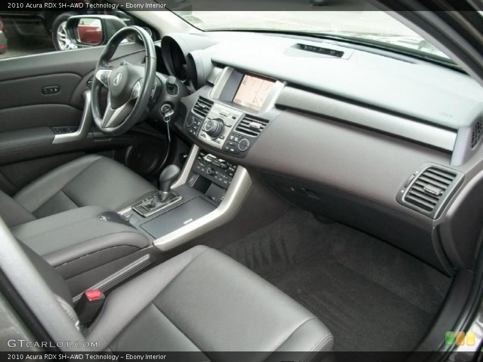 Ebony Interior Dashboard for the 2010 Acura RDX SH-AWD Technology #38764156