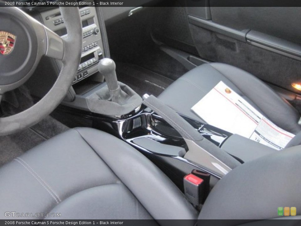 Black Interior Photo for the 2008 Porsche Cayman S Porsche Design Edition 1 #38764565