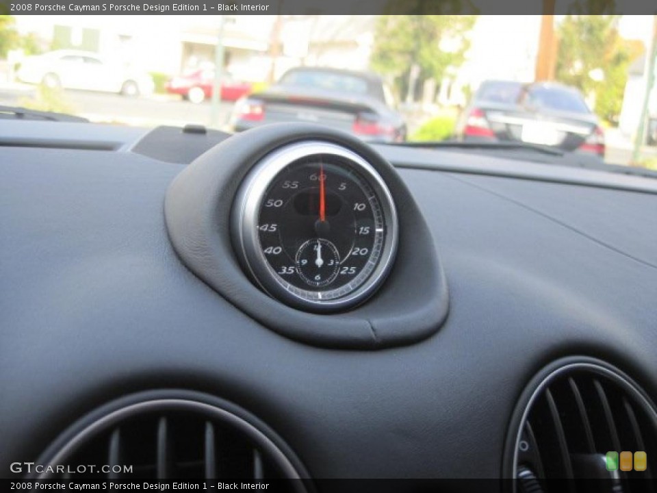 Black Interior Gauges for the 2008 Porsche Cayman S Porsche Design Edition 1 #38764621