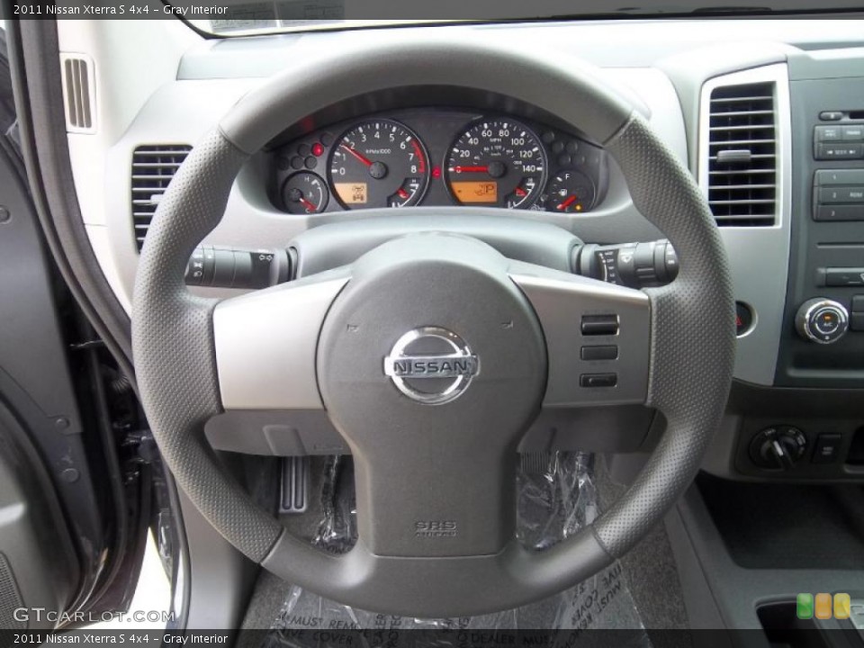 Gray Interior Steering Wheel for the 2011 Nissan Xterra S 4x4 #38765357