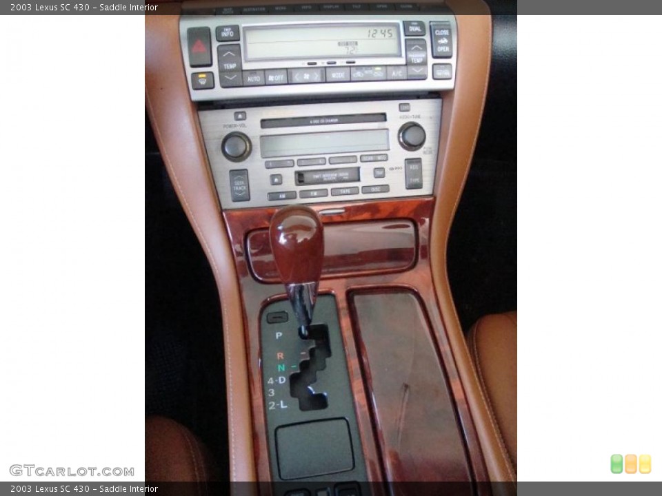 Saddle Interior Controls for the 2003 Lexus SC 430 #38765581