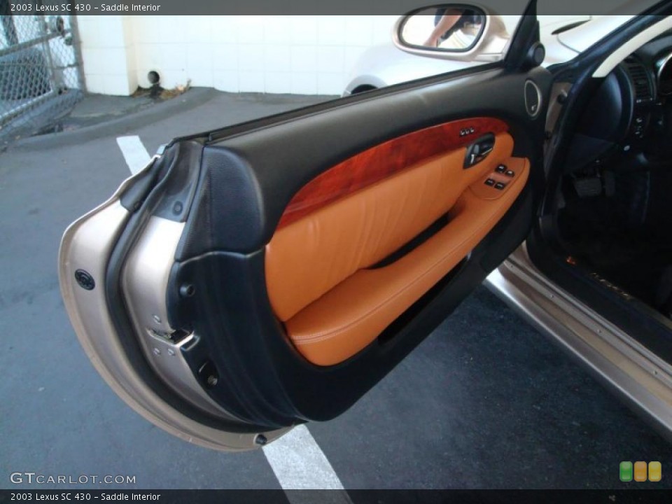 Saddle Interior Door Panel for the 2003 Lexus SC 430 #38765593