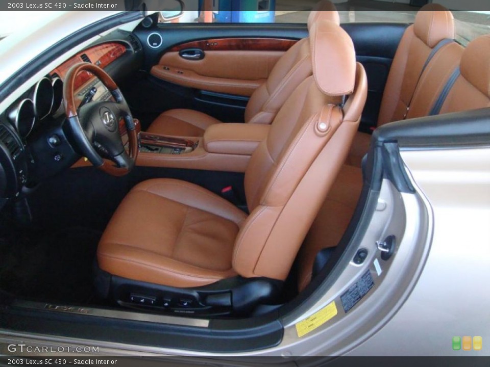 Saddle Interior Prime Interior for the 2003 Lexus SC 430 #38765621