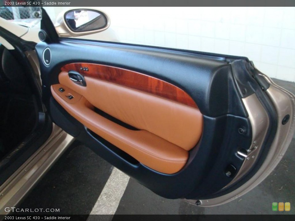 Saddle Interior Door Panel for the 2003 Lexus SC 430 #38765665