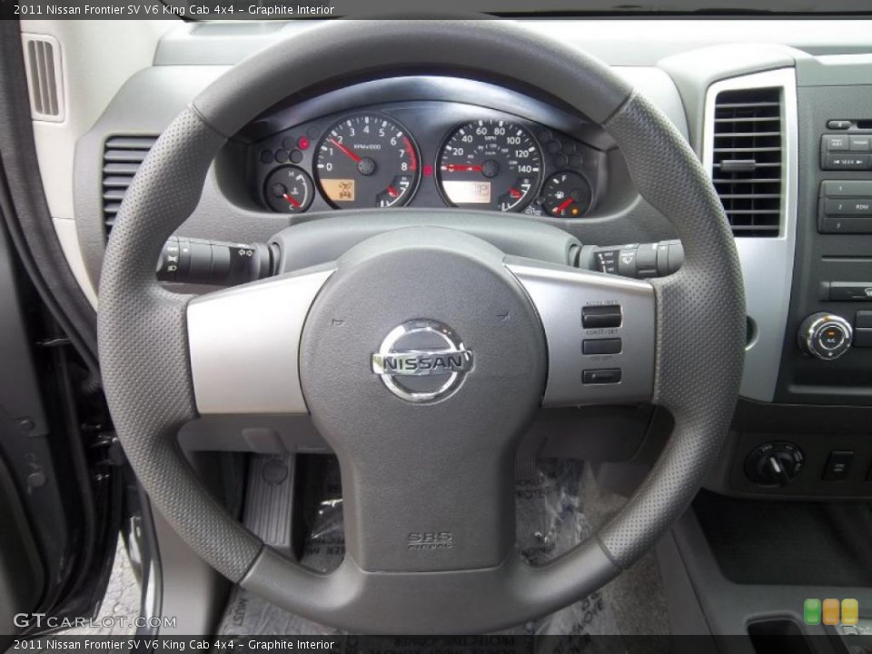 Graphite Interior Steering Wheel for the 2011 Nissan Frontier SV V6 King Cab 4x4 #38765697