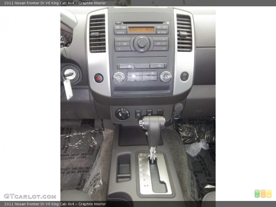 Graphite Interior Controls for the 2011 Nissan Frontier SV V6 King Cab 4x4 #38765717