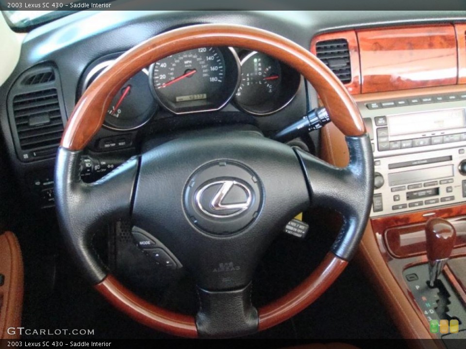 Saddle Interior Steering Wheel for the 2003 Lexus SC 430 #38765749