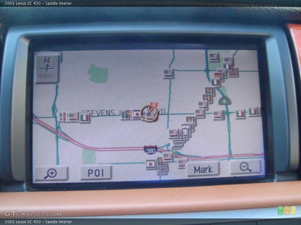 Saddle Interior Navigation for the 2003 Lexus SC 430 #38765885