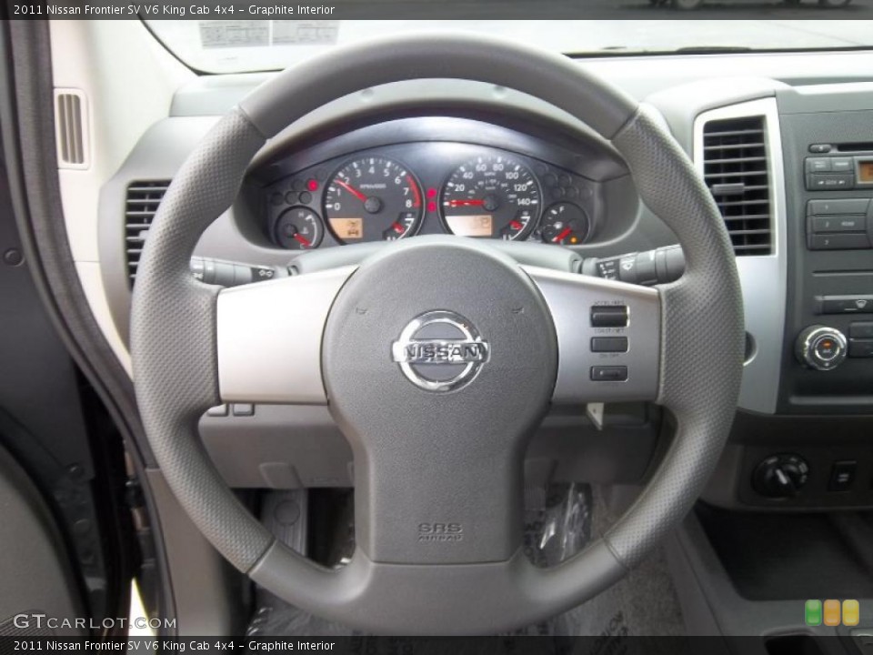 Graphite Interior Steering Wheel for the 2011 Nissan Frontier SV V6 King Cab 4x4 #38766863