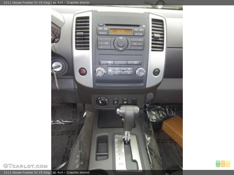 Graphite Interior Controls for the 2011 Nissan Frontier SV V6 King Cab 4x4 #38766895