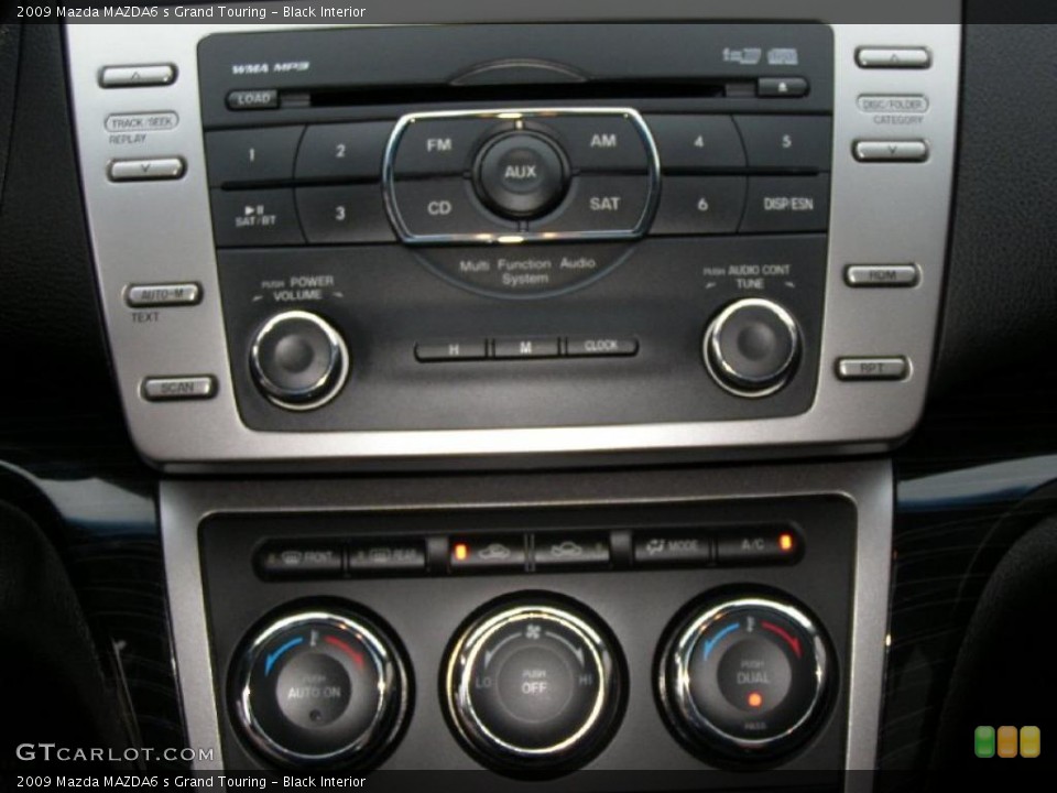 Black Interior Controls for the 2009 Mazda MAZDA6 s Grand Touring #38767027