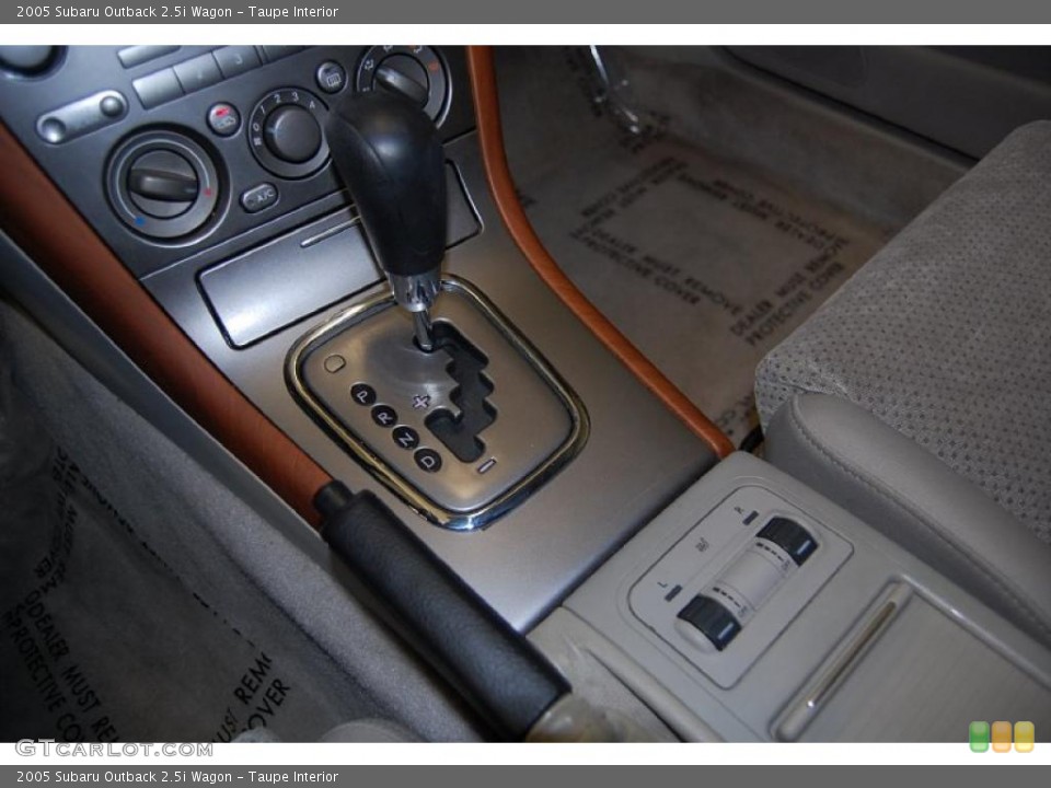 Taupe Interior Transmission for the 2005 Subaru Outback 2.5i Wagon #38767691