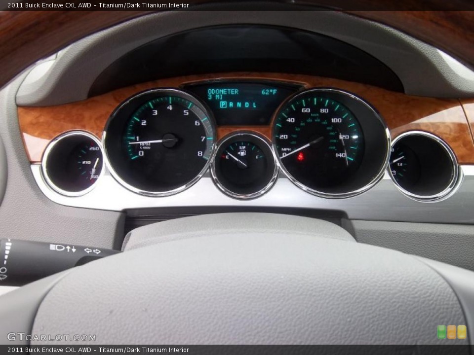 Titanium/Dark Titanium Interior Gauges for the 2011 Buick Enclave CXL AWD #38767943