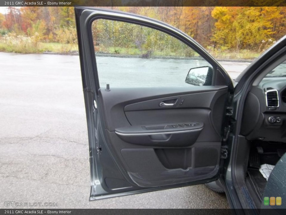 Ebony Interior Door Panel for the 2011 GMC Acadia SLE #38768607