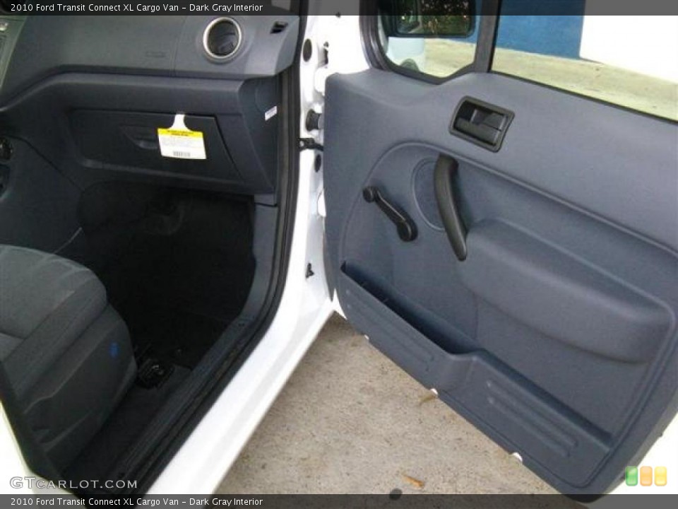 Dark Gray Interior Door Panel for the 2010 Ford Transit Connect XL Cargo Van #38769058