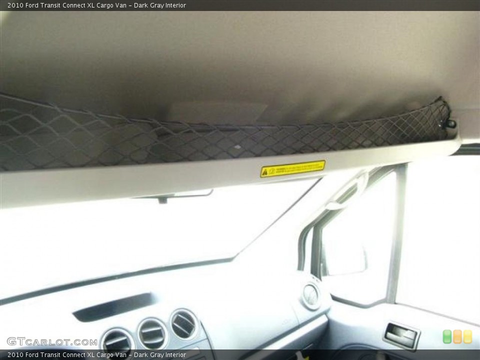 Dark Gray Interior Controls for the 2010 Ford Transit Connect XL Cargo Van #38769162