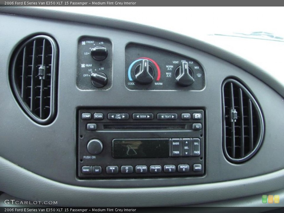 Medium Flint Grey Interior Controls for the 2006 Ford E Series Van E350 XLT 15 Passenger #38771634