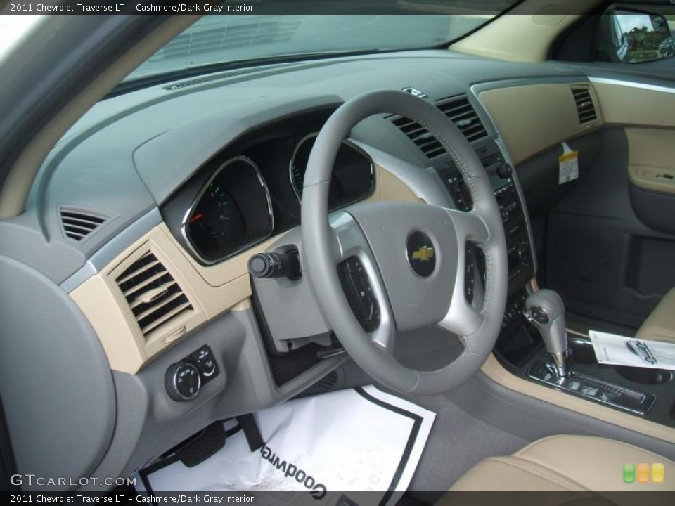 Cashmere/Dark Gray Interior Prime Interior for the 2011 Chevrolet Traverse LT #38771862