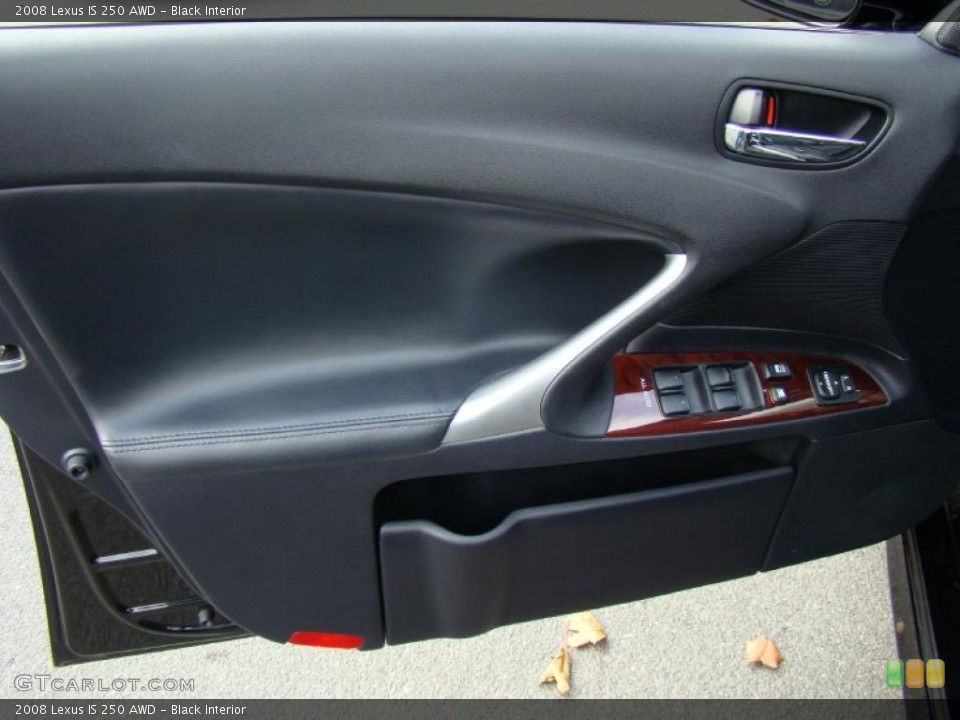 Black Interior Door Panel for the 2008 Lexus IS 250 AWD #38771870
