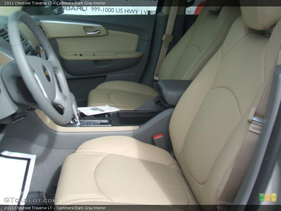 Cashmere/Dark Gray Interior Photo for the 2011 Chevrolet Traverse LT #38771874