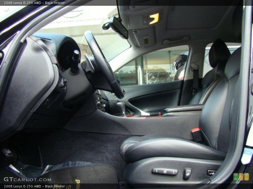 Black Interior Photo for the 2008 Lexus IS 250 AWD #38771894