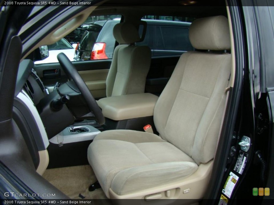 Sand Beige Interior Photo for the 2008 Toyota Sequoia SR5 4WD #38772534