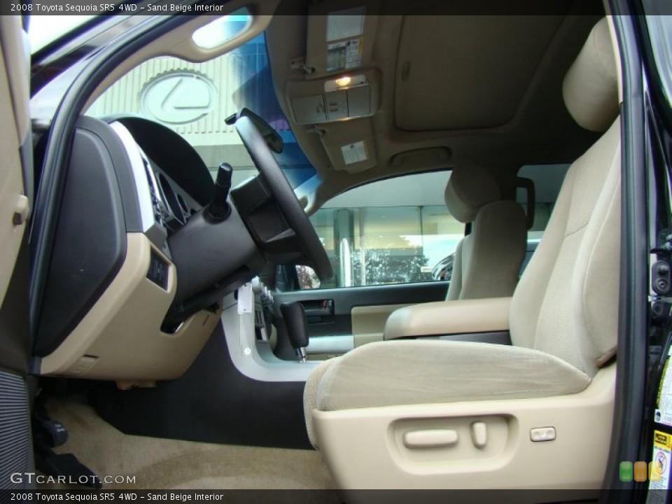 Sand Beige Interior Photo for the 2008 Toyota Sequoia SR5 4WD #38772550