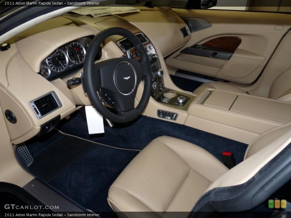 Sandstorm Interior Prime Interior for the 2011 Aston Martin Rapide Sedan #38773310
