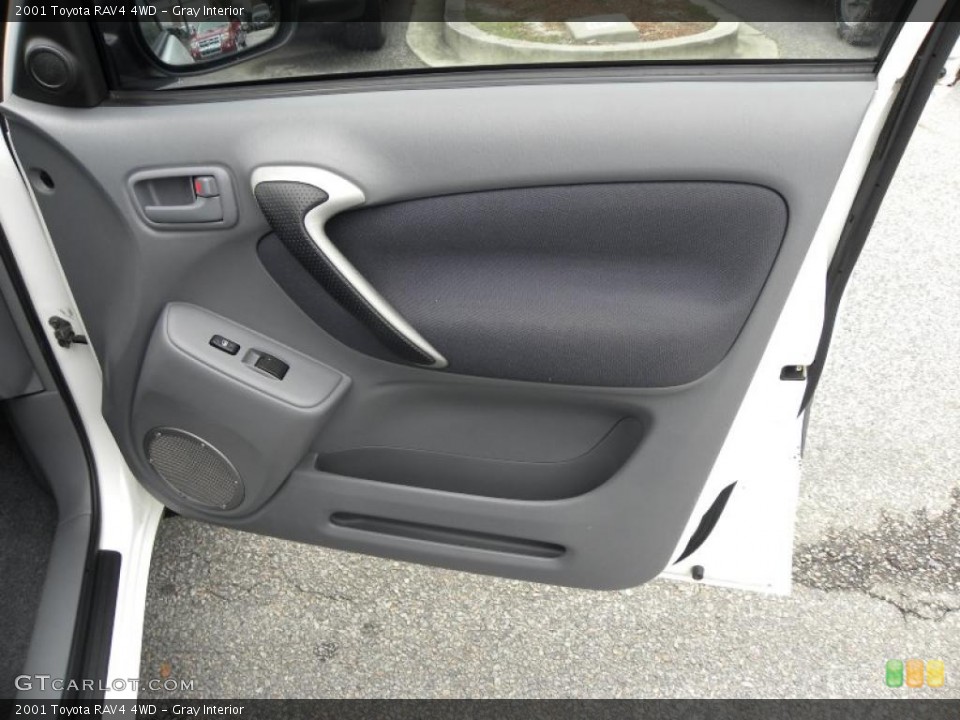 Gray Interior Door Panel for the 2001 Toyota RAV4 4WD #38773598