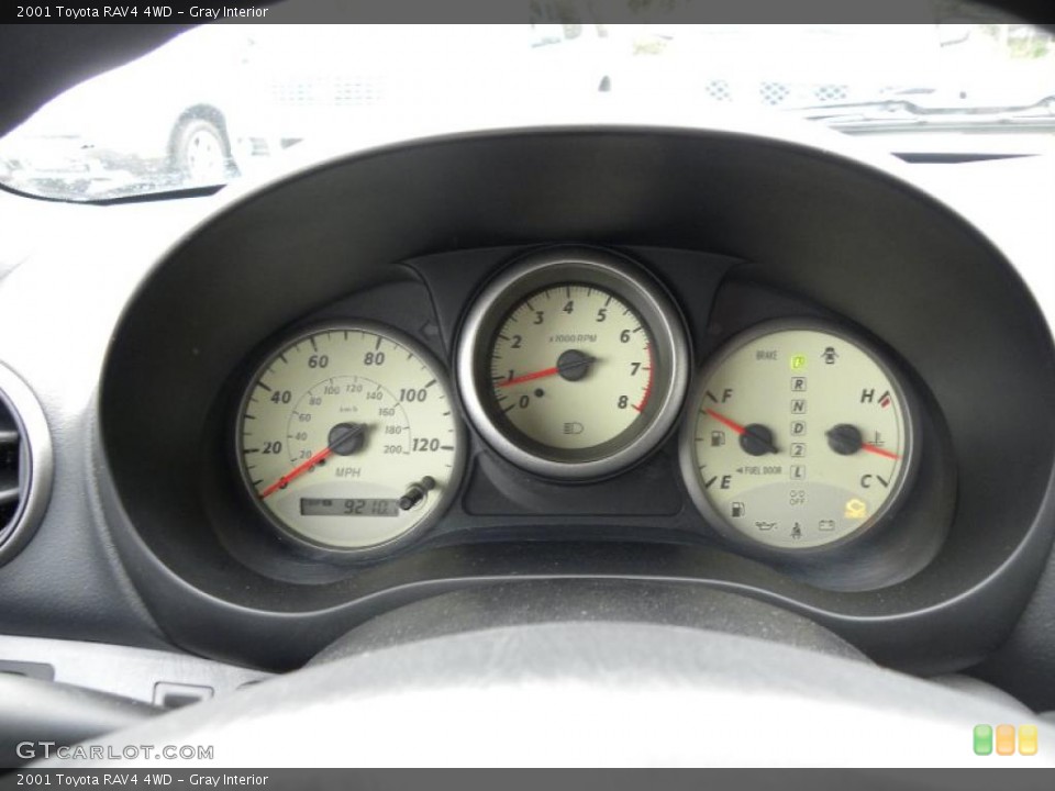 Gray Interior Gauges for the 2001 Toyota RAV4 4WD #38773770