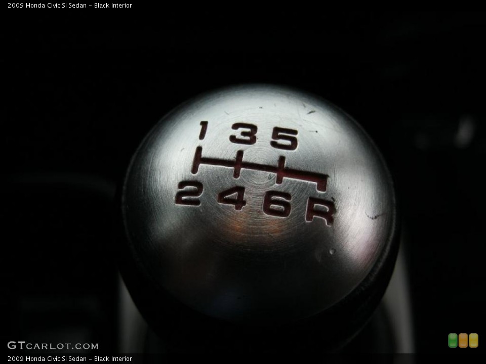 Black Interior Transmission for the 2009 Honda Civic Si Sedan #38775287