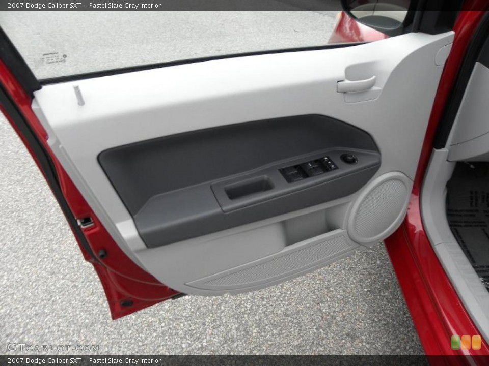 Pastel Slate Gray Interior Door Panel for the 2007 Dodge Caliber SXT #38775359