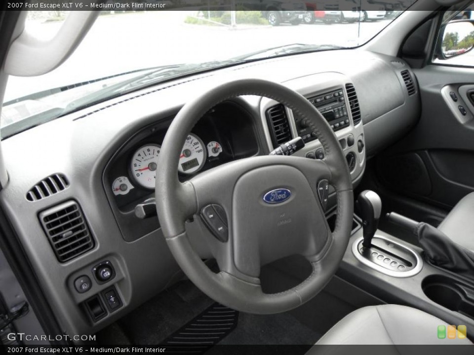 Medium/Dark Flint Interior Dashboard for the 2007 Ford Escape XLT V6 #38776279