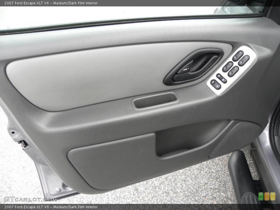 Medium/Dark Flint Interior Door Panel for the 2007 Ford Escape XLT V6 #38776355