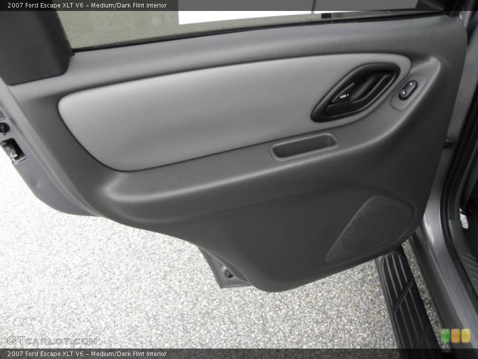 Medium/Dark Flint Interior Door Panel for the 2007 Ford Escape XLT V6 #38776423