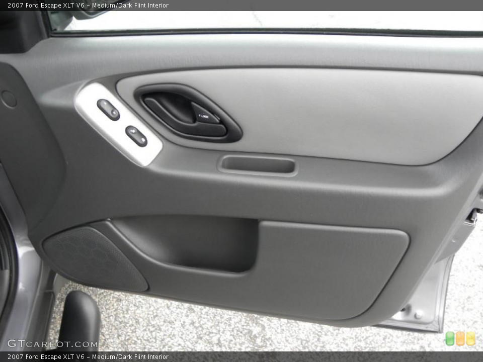 Medium/Dark Flint Interior Door Panel for the 2007 Ford Escape XLT V6 #38776451