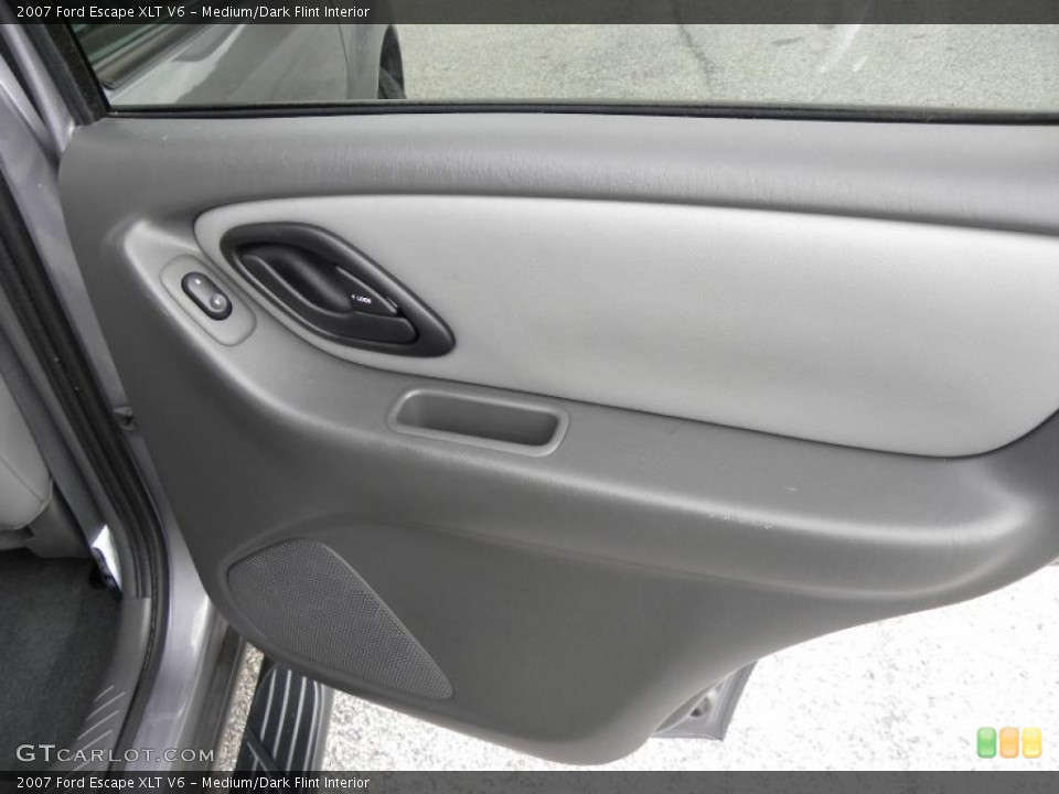 Medium/Dark Flint Interior Door Panel for the 2007 Ford Escape XLT V6 #38776487