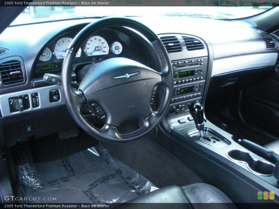 Black Ink Interior Prime Interior for the 2005 Ford Thunderbird Premium Roadster #38777087