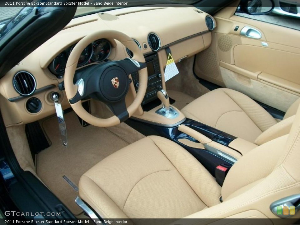 Sand Beige Interior Prime Interior for the 2011 Porsche Boxster  #38778252