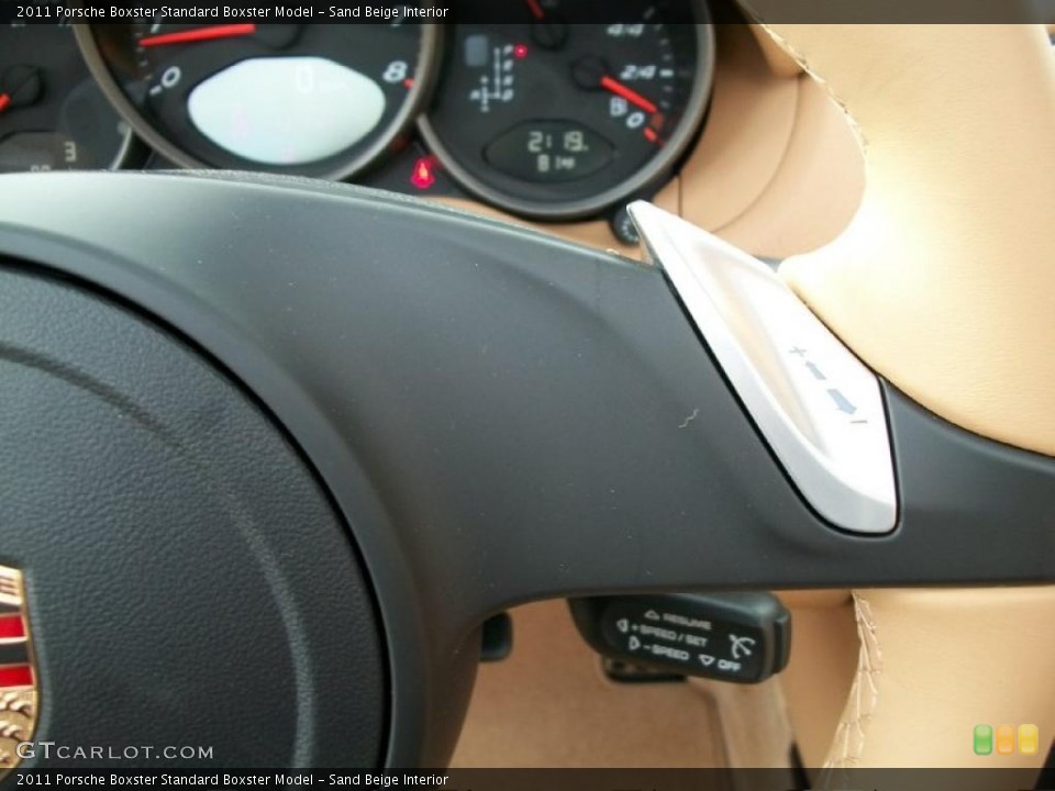 Sand Beige Interior Controls for the 2011 Porsche Boxster  #38778292