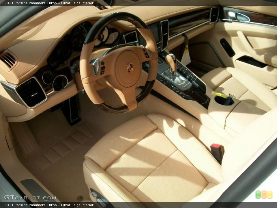Luxor Beige Interior Prime Interior for the 2011 Porsche Panamera Turbo #38778808