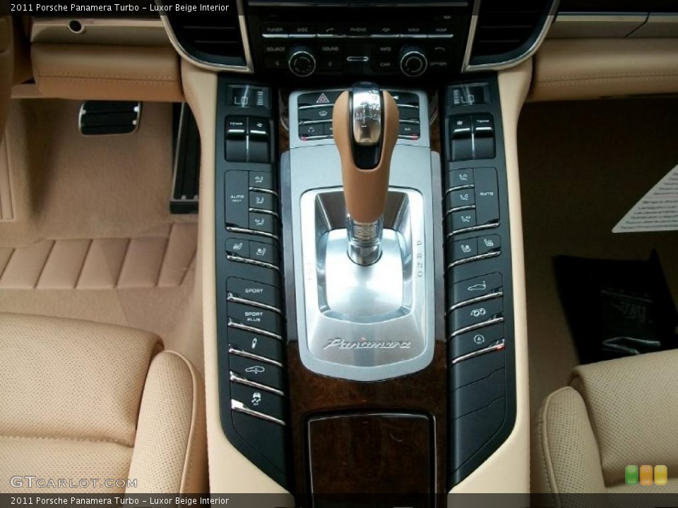 Luxor Beige Interior Transmission for the 2011 Porsche Panamera Turbo #38778901