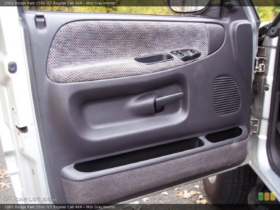Mist Gray Interior Door Panel for the 2001 Dodge Ram 2500 SLT Regular Cab 4x4 #38779276