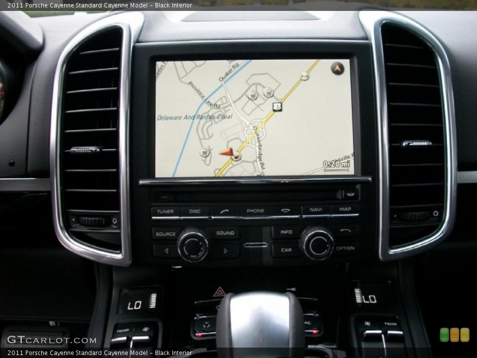 Black Interior Navigation for the 2011 Porsche Cayenne  #38779324