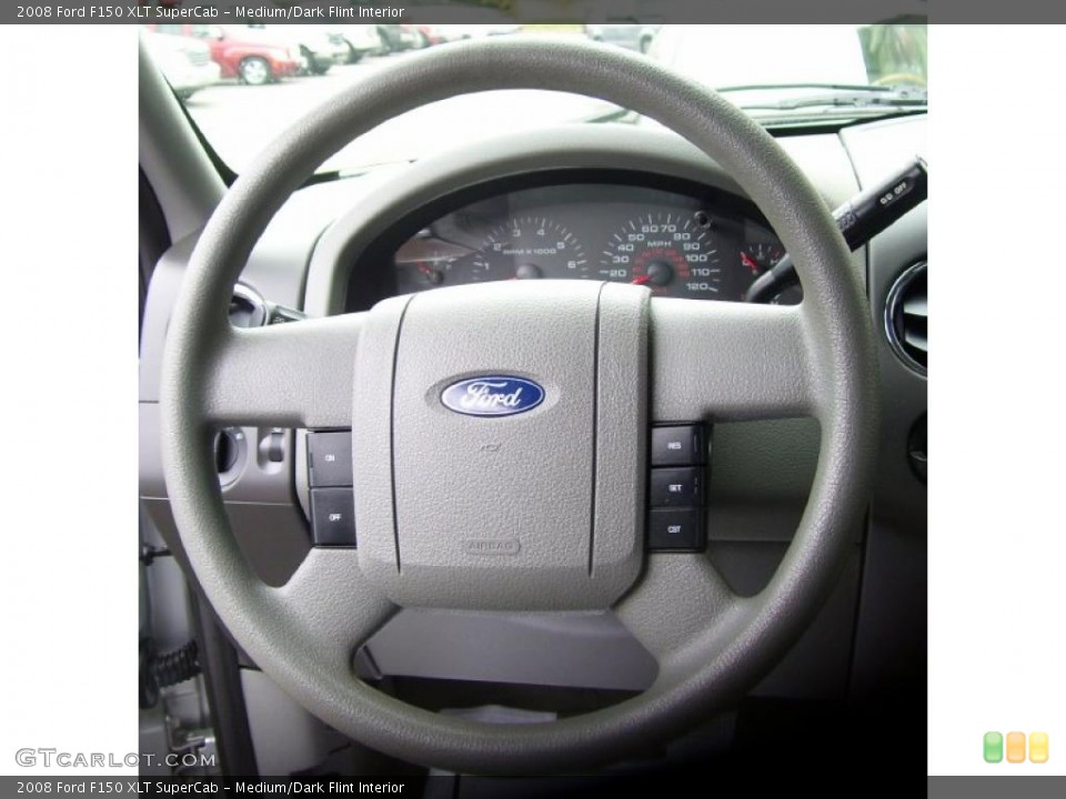 Medium/Dark Flint Interior Steering Wheel for the 2008 Ford F150 XLT SuperCab #38779408
